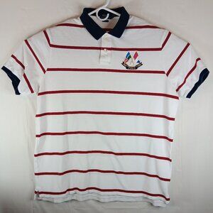 Polo Ralph Lauren XXL Red and White Stripe Classic Fit 100% Cotton Shirt